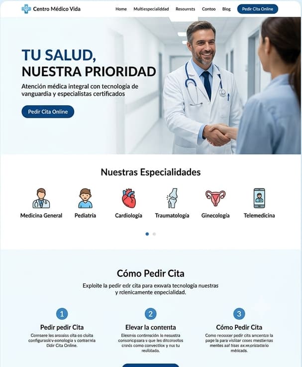 Landing Page clínica